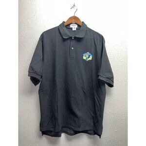 Vintage Margarita Shirt Polo Collared Highland By Red Kap Presidente Black Large